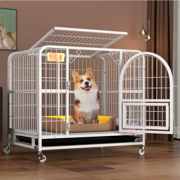 Detached Home Indoor Fenced Corgi Kennel - Image 4