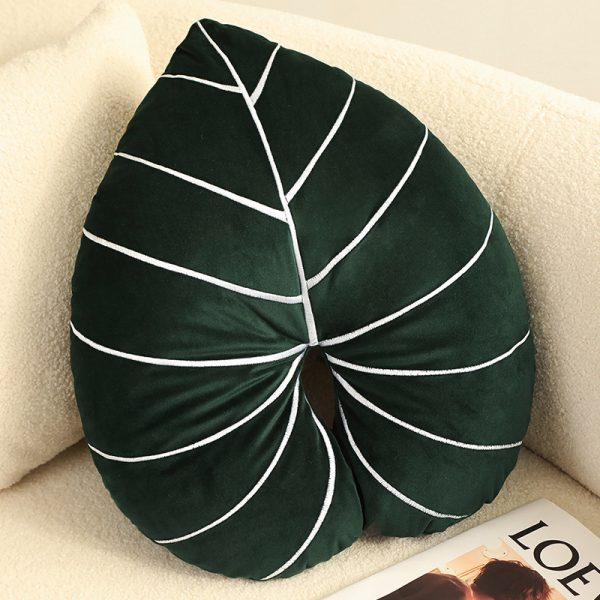 Green Plant Pillow Home Philodendron - Image 5