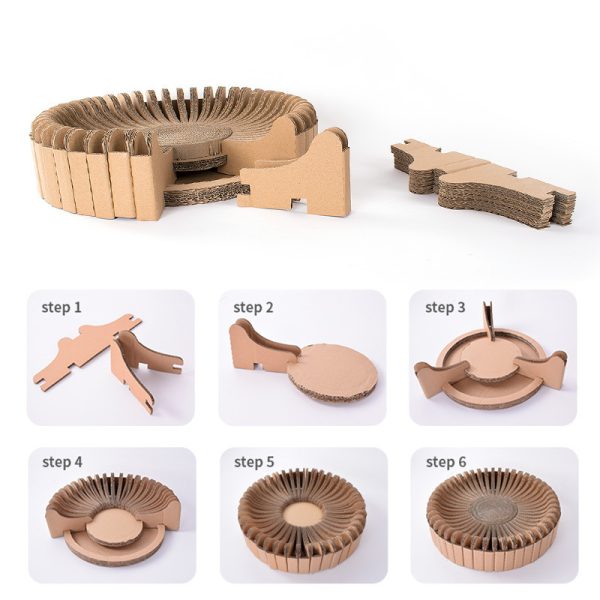 DIY Splicing Nest Corrugated Cat Scratcher - Image 2