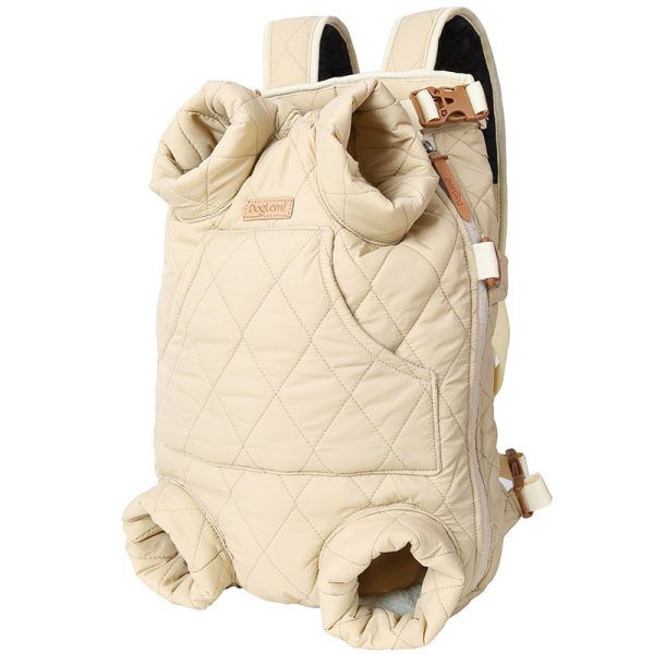 Winter Thickened Pet Outing Portable Strap Chest Backpack - Image 6