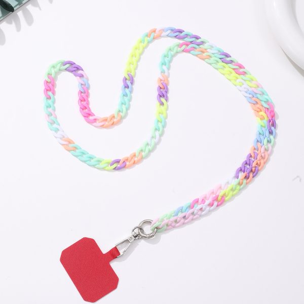 Mixed Color Colored Acrylic Crossbody Chain - Image 9