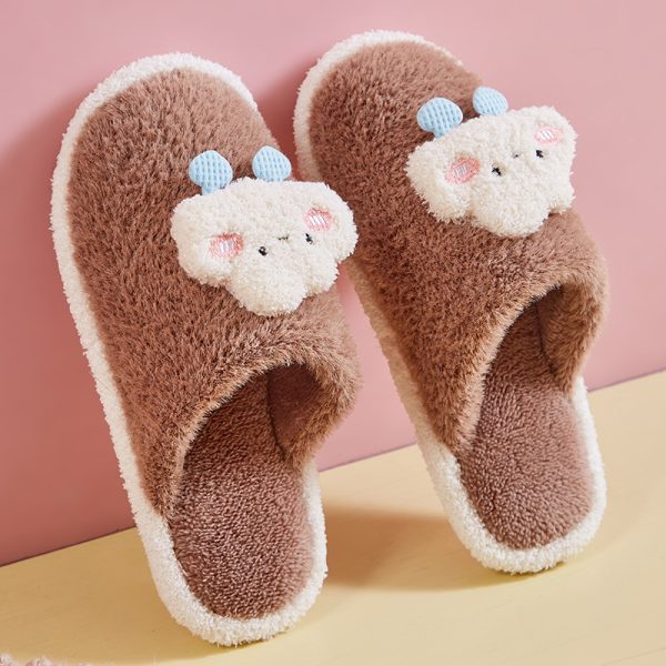 Clouds Couple Cotton Slippers Unisex Household Autumn And Winter Cartoon - Image 4