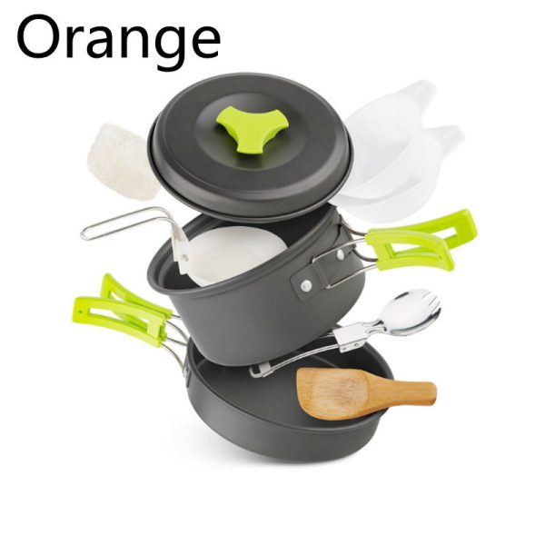 Outdoor cookware 1-2 people camping cookware set - Image 9