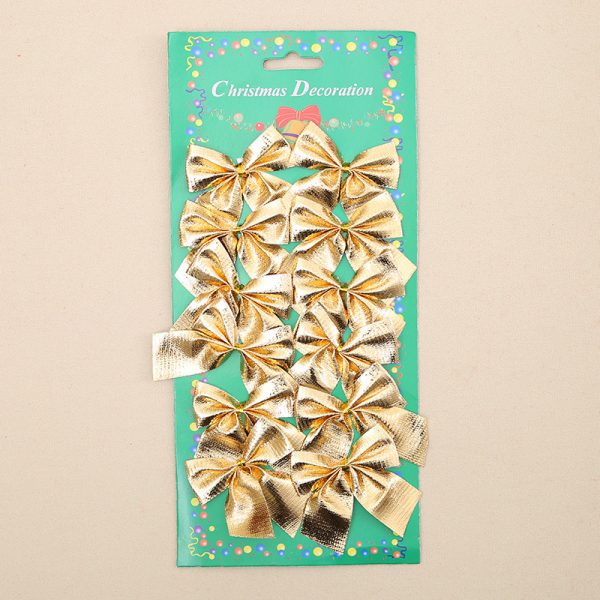 Christmas Tree Ornaments Christmas Decoration Bow - Image 7