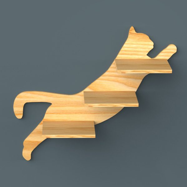 Cat Climbing Frame Space Nest Solid Wood - Image 3