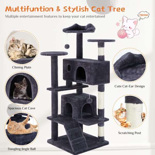 Multi Functional Cat Treehouse Cat Climbing Frame - Image 10