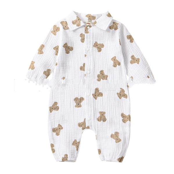 Summer Baby Gauze Cotton Jumpsuit - Image 2