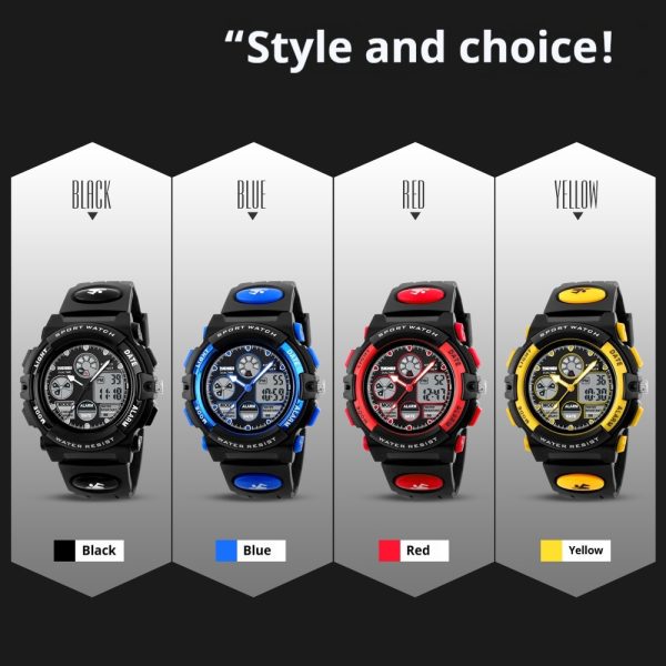 Outdoor Leisure Luminous Multi-functional Waterproof Electronic Watch - Image 4