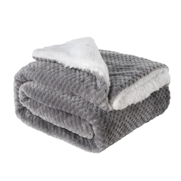 Thickened Flannel Lamb Wool Composite Double Blanket Leisure Blanket Gift Blanket - Image 9