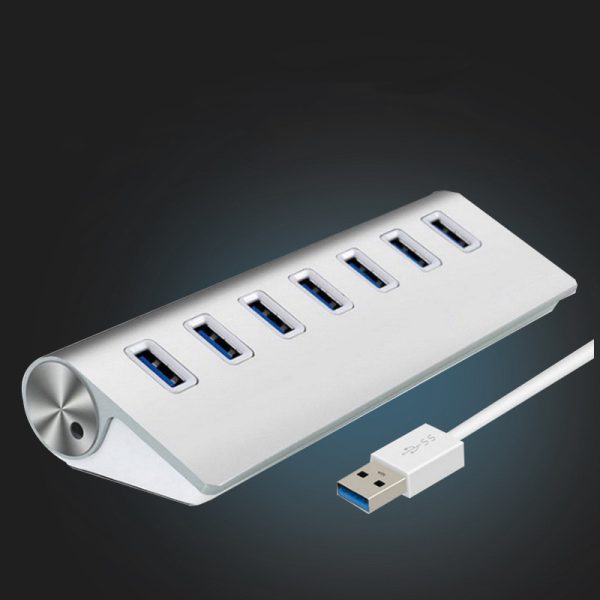 USB30 Seven-port Hub Mobile Phone Charging Aluminum Alloy Material