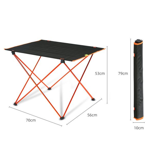 Folding Tables And Chairs Aluminum Alloy Portable - Image 2