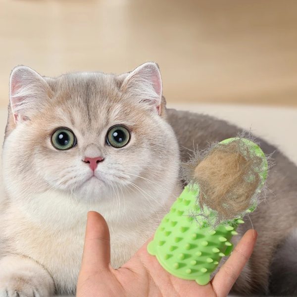 Pets Cat Hair Removal Massage Comb Cats Scratching Rubbing Brush Kitten Grooming Self Cleaning Wall Corner Cat Scratcher Combs Pet Products - Image 2