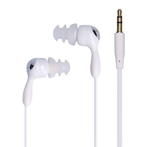 Waterproof Headphones In Ear Style Bone Conduction Headphones with Replace Earplugs for Swimming Running SurfingWhite - Image 5