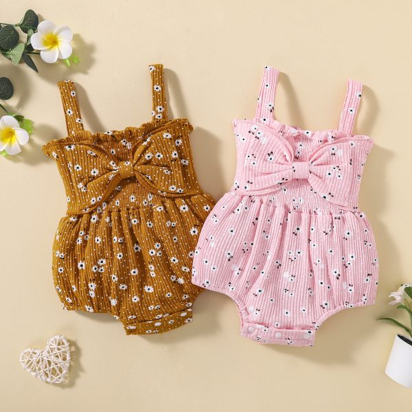 Summer Baby Rompers Sleeveless Jumpsuit