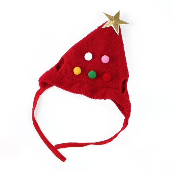 Pet Christmas Headgear Tree Shaped Hat Cat Funny Headwear Supplies - Image 2