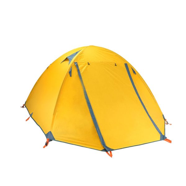 Triple Double Double Double Door Aluminum Pole Camping Tent - Image 6