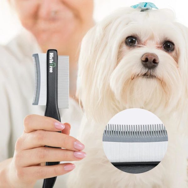 Pet Hair Comb Hair Remover Double-sided Easy Deshedding Brush For Cat Grooming Dog Grooming Flea Comb Pet Supplies - Image 7