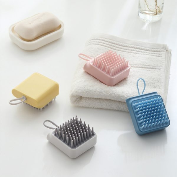 Pet Dog Cat Bath Brush Comb Multifunctional Brush Hair Fur Grooming Massaging Washing Comb Wet And Dry Remove Hair Knots - Image 5