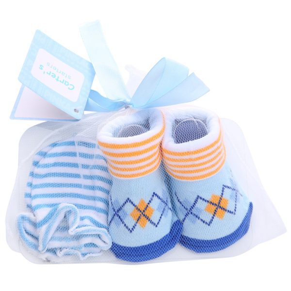 Cute Cartoon Striped Baby Socks Set - Image 5