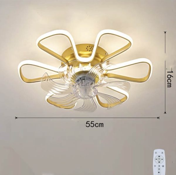 Intelligent Tmall Genie Voice Control Ceiling Fan Light - Image 4