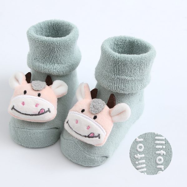 Terry Thickened Cartoon Doll Floor Socks - Image 8