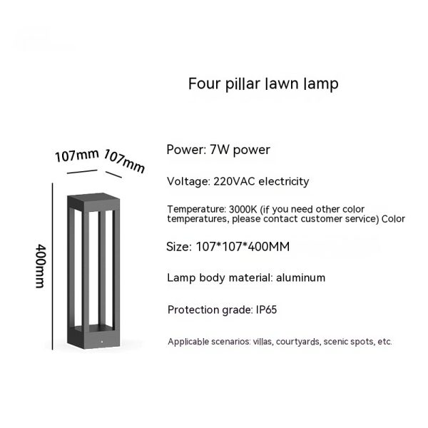 Outdoor Lawn Lamp Waterproof LED Landscape - Image 4