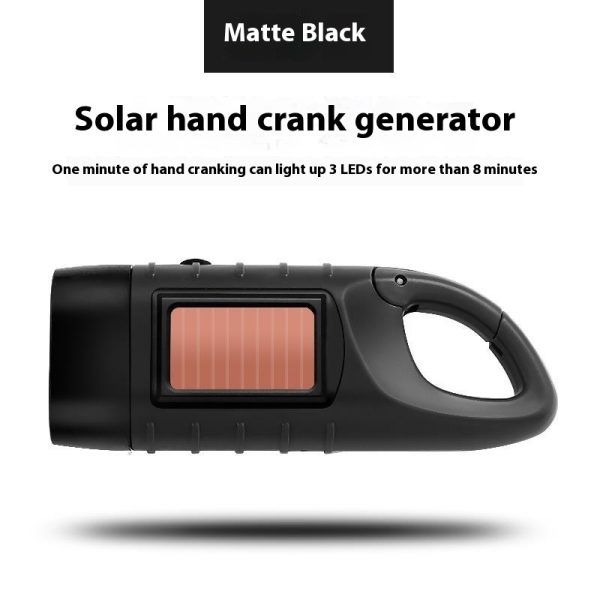 Hand-cranking Self-generating Small Solar Flashlight - Image 6