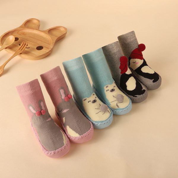 Cute Cartoon Thick Terry Anti-skid Baby Socks - Image 7