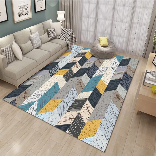 Printed Carpet Floor Mats Living Room Bedroom