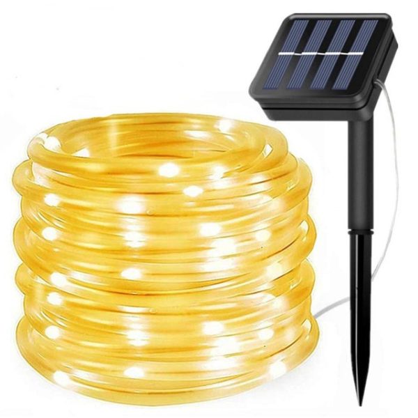 LED Solar Tube Lighting Chain Courtyard Decoration - Image 6