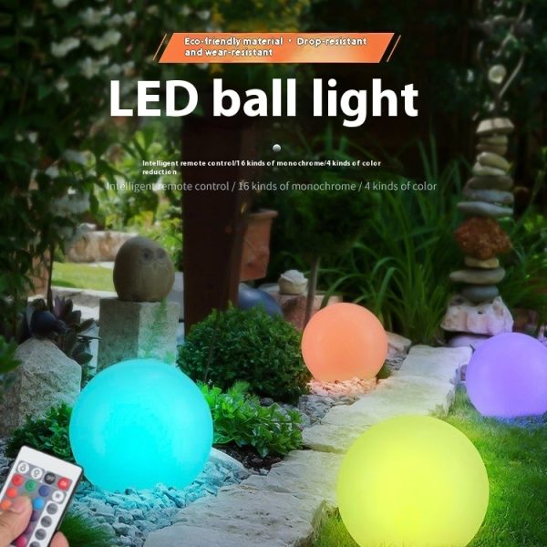 Villa Courtyard Landscape Lamp Outdoor Waterproof Spherical - Image 2