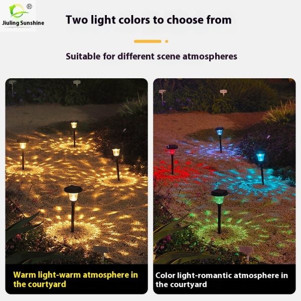 Outdoor Courtyard Garden Landscape Decoration Ground Solar Energy Lawn Lamp - Image 2