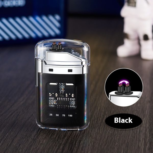 Creative Transparent Case Electronic Pulse Lighter - Image 3