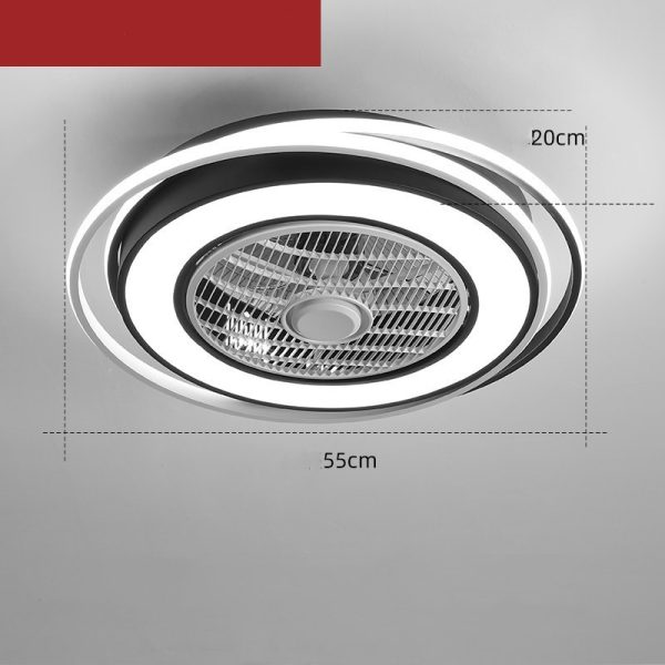 Bedroom Led Ceiling Fan Light Dining Room Home - Image 4