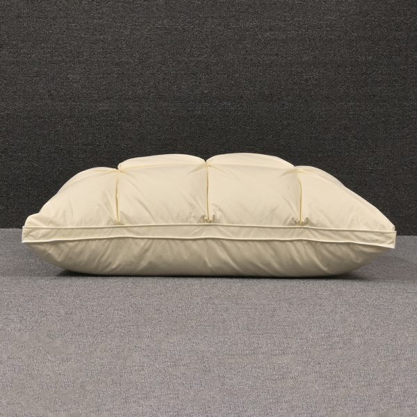 White Goose Down Cotton Single Household Sleep Aid Pillow - Image 3