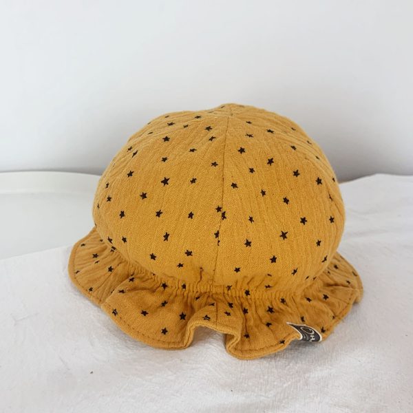 Baby Fisherman Double Polka Dot Baby Sun Hat - Image 2