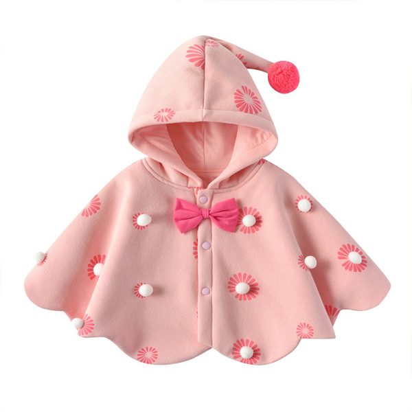 Children Shawl Cute Princess Fan Hooded Baby Quilt