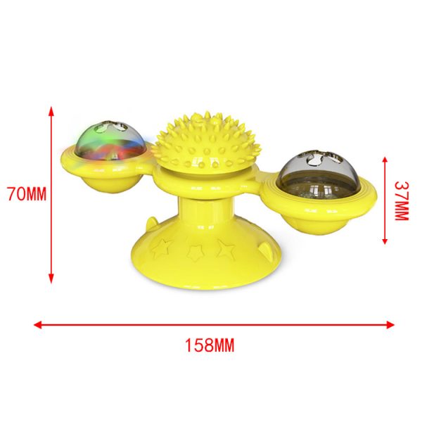 Sucker Turn Windmill Cat Toy Funny Cat Creative Spin Ball - Image 4