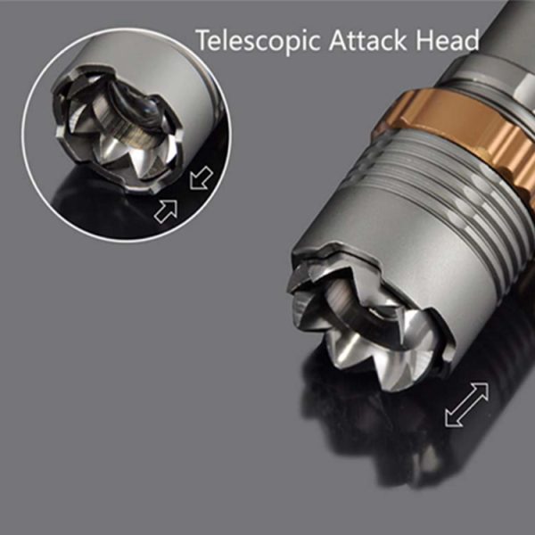 T6 aluminum alloy rotating focusing flashlight - Image 3