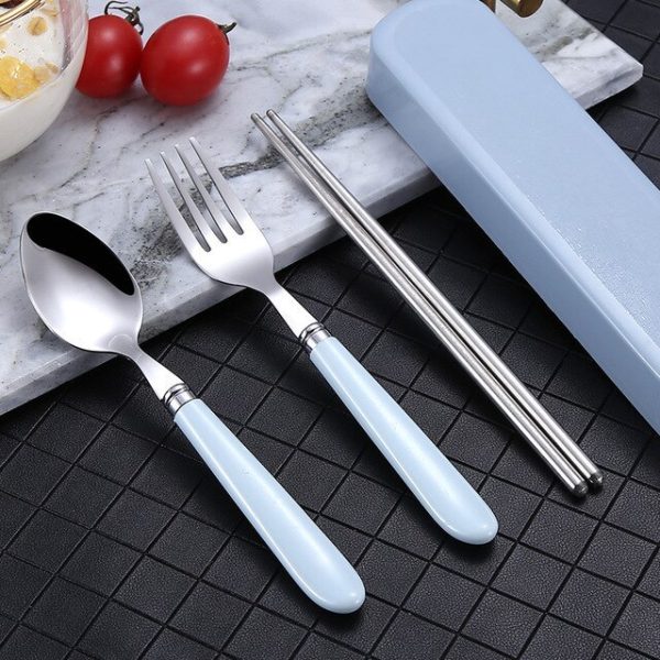 Portable Nordic Tableware Stainless Steel - Image 2