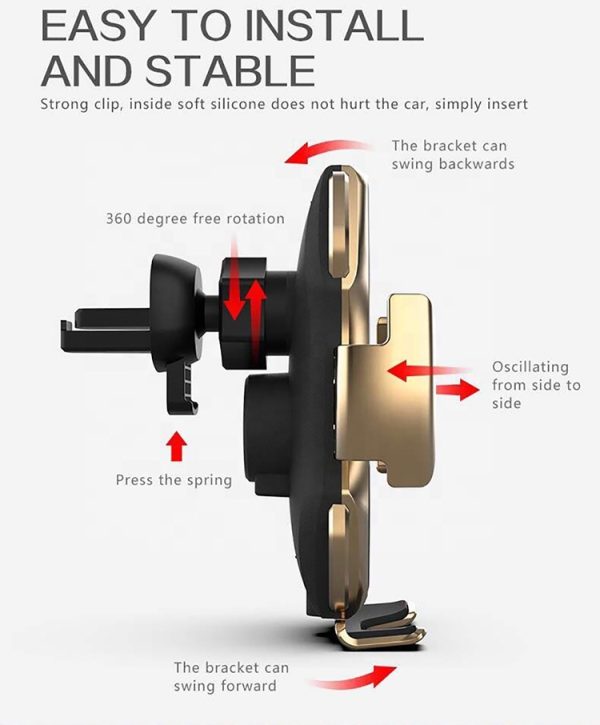 10W Wireless Car Phone Charger - Image 2