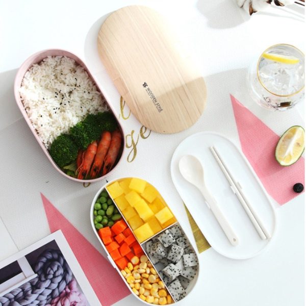 Oval simple lunch box