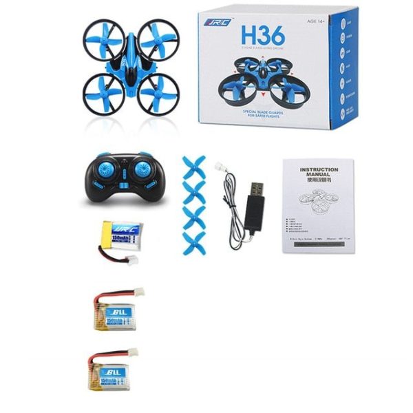 Remote control mini quadcopter with protective ring remote control drone anti-fall remote control aircraft children's toy - Image 8