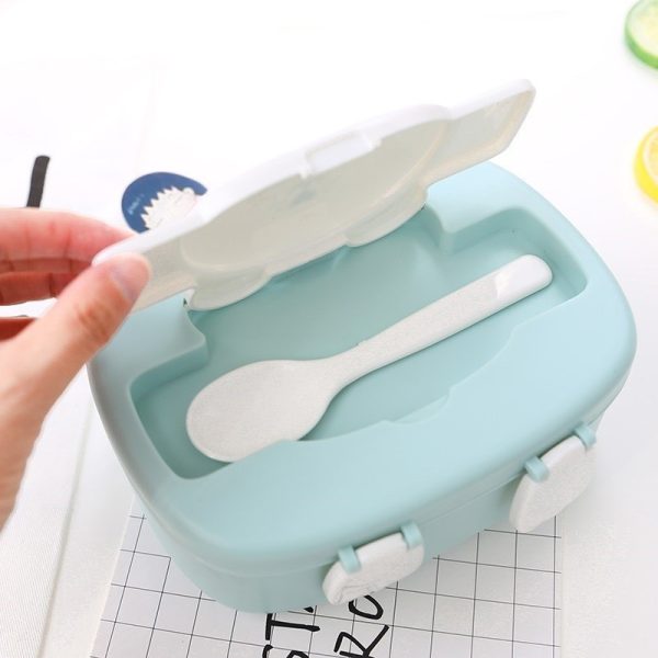 Cute Bear Double Layer Lunch box - Image 3