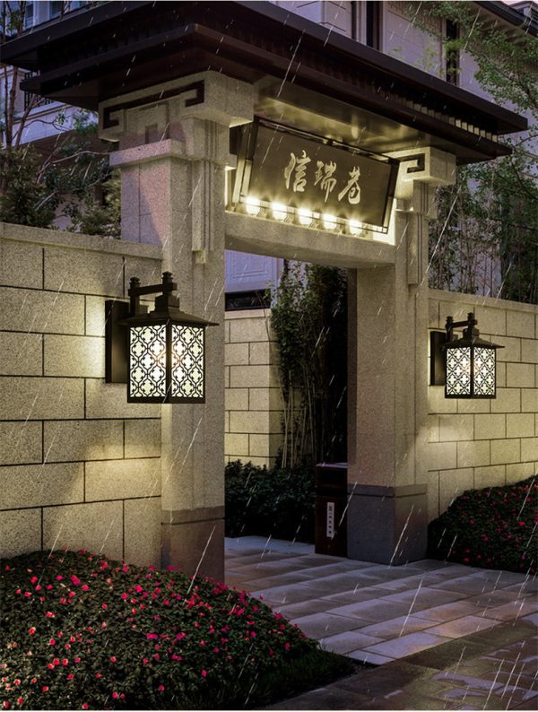 Chinese classical outdoor waterproof wall lamp - Image 2