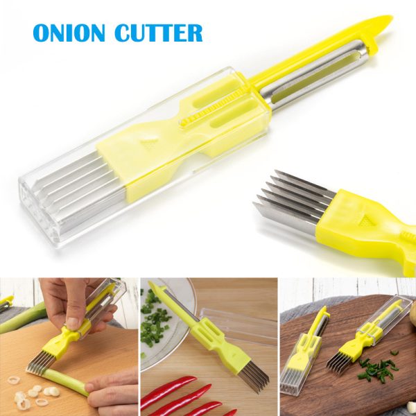 Fruit Peeler Kitchen Tool Slice Cutlery Kitchen Onion Vegetable Cutter - Image 2