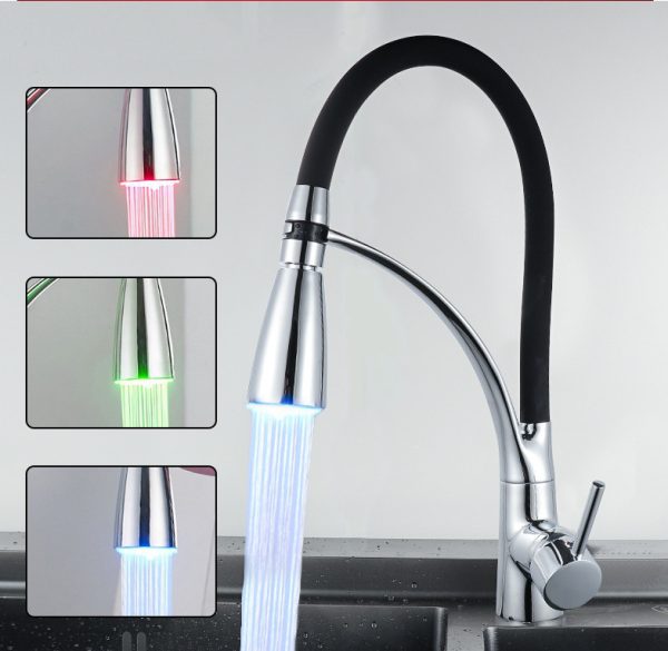 Kitchen faucet with cold tropical lamp - Image 4