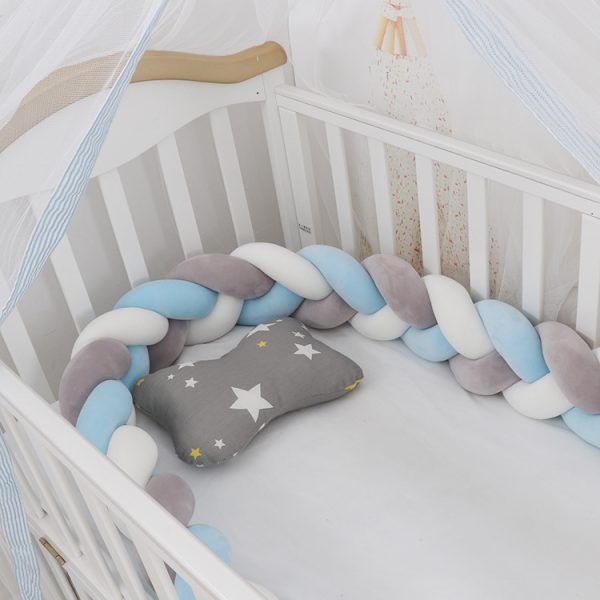 Baby Bumper Bed Braid Knot Pillow Cushion Bumper for Infant cuna Bebe lit Crib Protector Cot Bumper Room Decor - Image 8