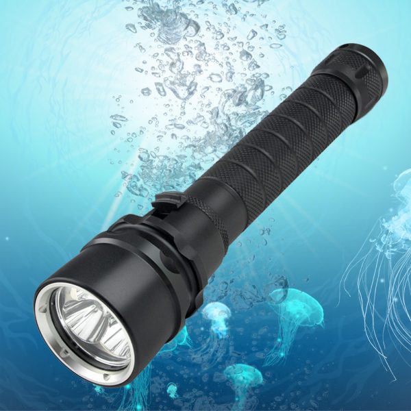 Aluminum alloy strong light rechargeable deep-diving flashlight - Image 6