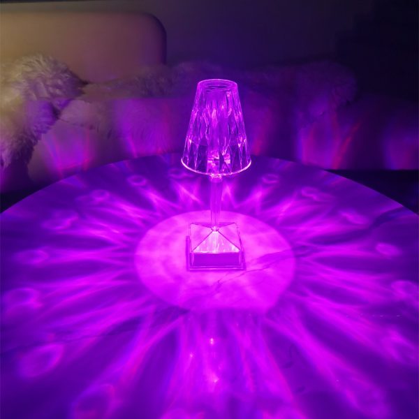 Portable Diamond Table Lamp Colorful Touch - Image 2